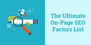 网页因素 – On-Page Factors